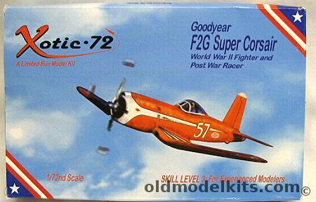 Xotic-72 1/72 Goodyear F2G Super Corsair - US Navy or 3 Air Racers, AU2022 plastic model kit